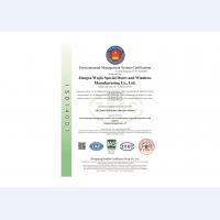 ISO14001环境管理体系认证证书英文版